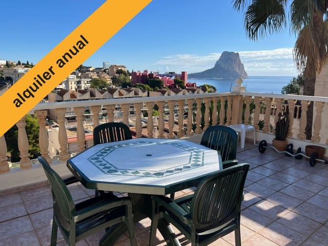 2 sovrum Lägenhet att hyra i Manzanera - Tosal, Calpe / Calp med garage - 1 300 € (Ref: 9751577)