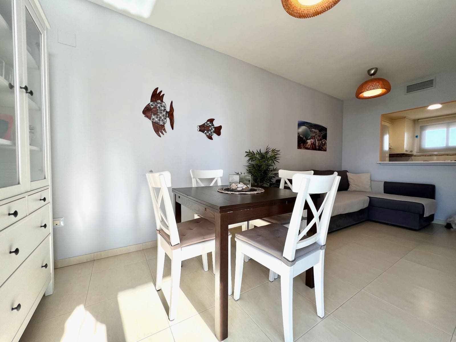 2 soverom Leilighet til leie i Calpe / Calp med svømmebasseng garasje - € 850 (Ref: 9866447)
