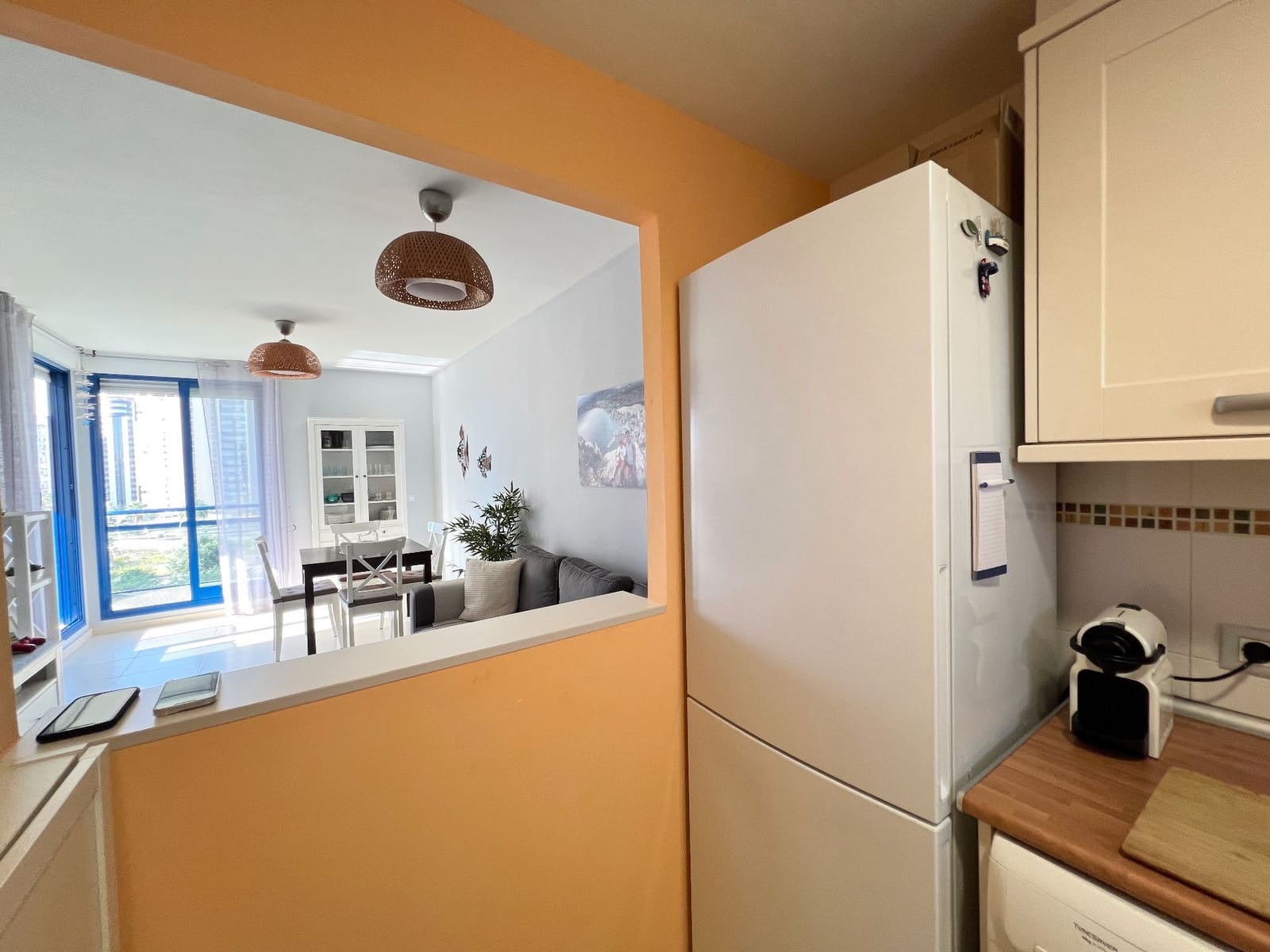 2 soverom Leilighet til leie i Calpe / Calp med svømmebasseng garasje - € 850 (Ref: 9866447)