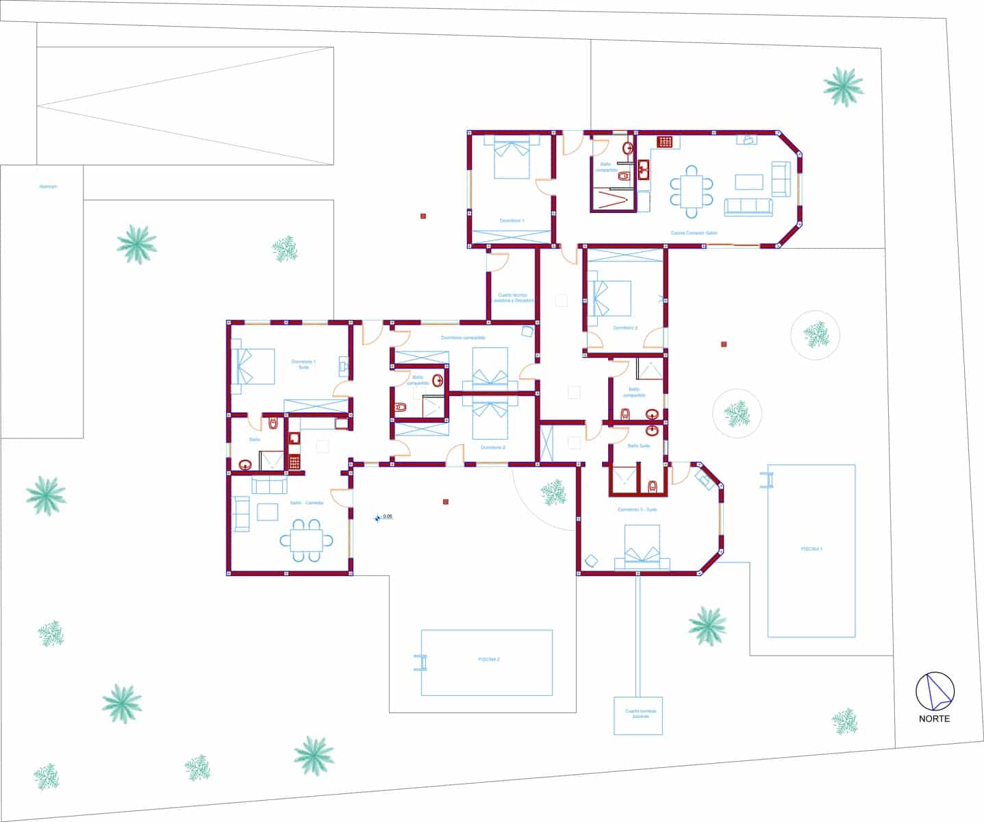 6 soveværelse Villa til salg i Parque Holandes med swimmingpool garage - € 895.000 (Ref: 7659232)