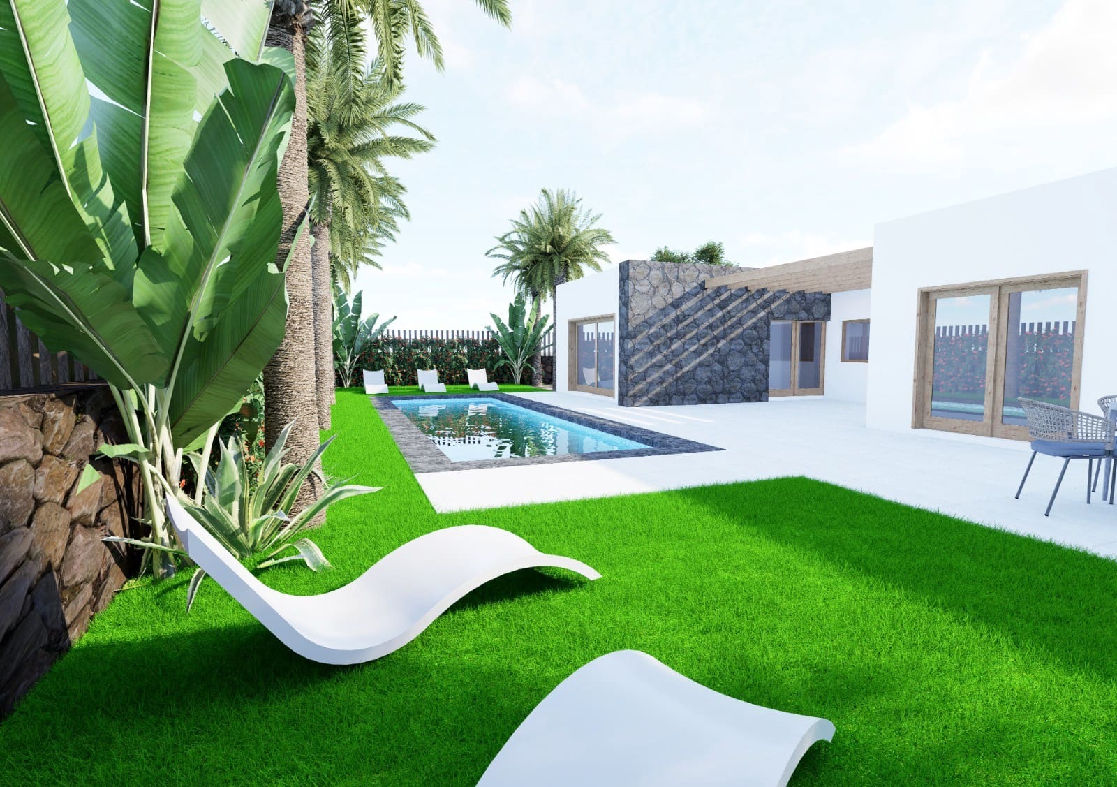 3 Zimmer Villa zu verkaufen in La Oliva mit Pool Garage - 1.150.000 € (Ref: 9968377)