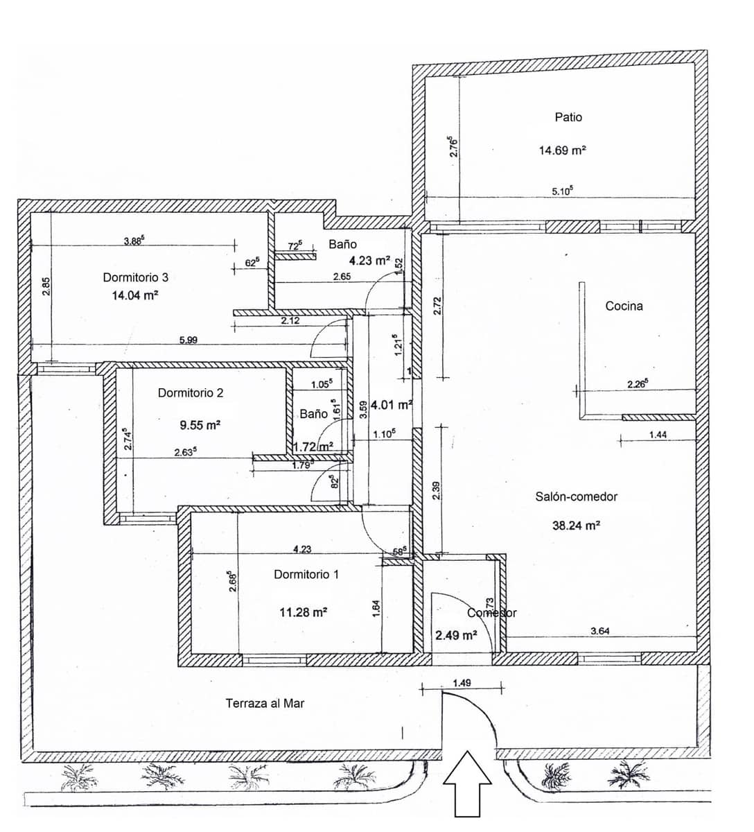 3 soveværelse Bungalow til salg i La Manga del Mar Menor - € 299.000 (Ref: 9208348)