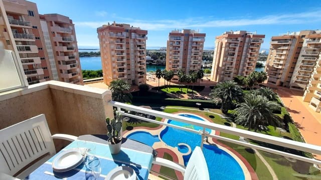 1 makuuhuone Huoneisto myytävänä paikassa La Manga del Mar Menor mukana uima-altaan - 135 000 € (Ref: 9843433)