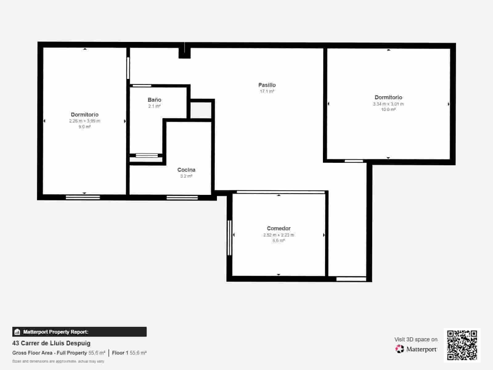 2 soveværelse Lejlighed til salg i Valencia by - € 189.000 (Ref: 9440139)