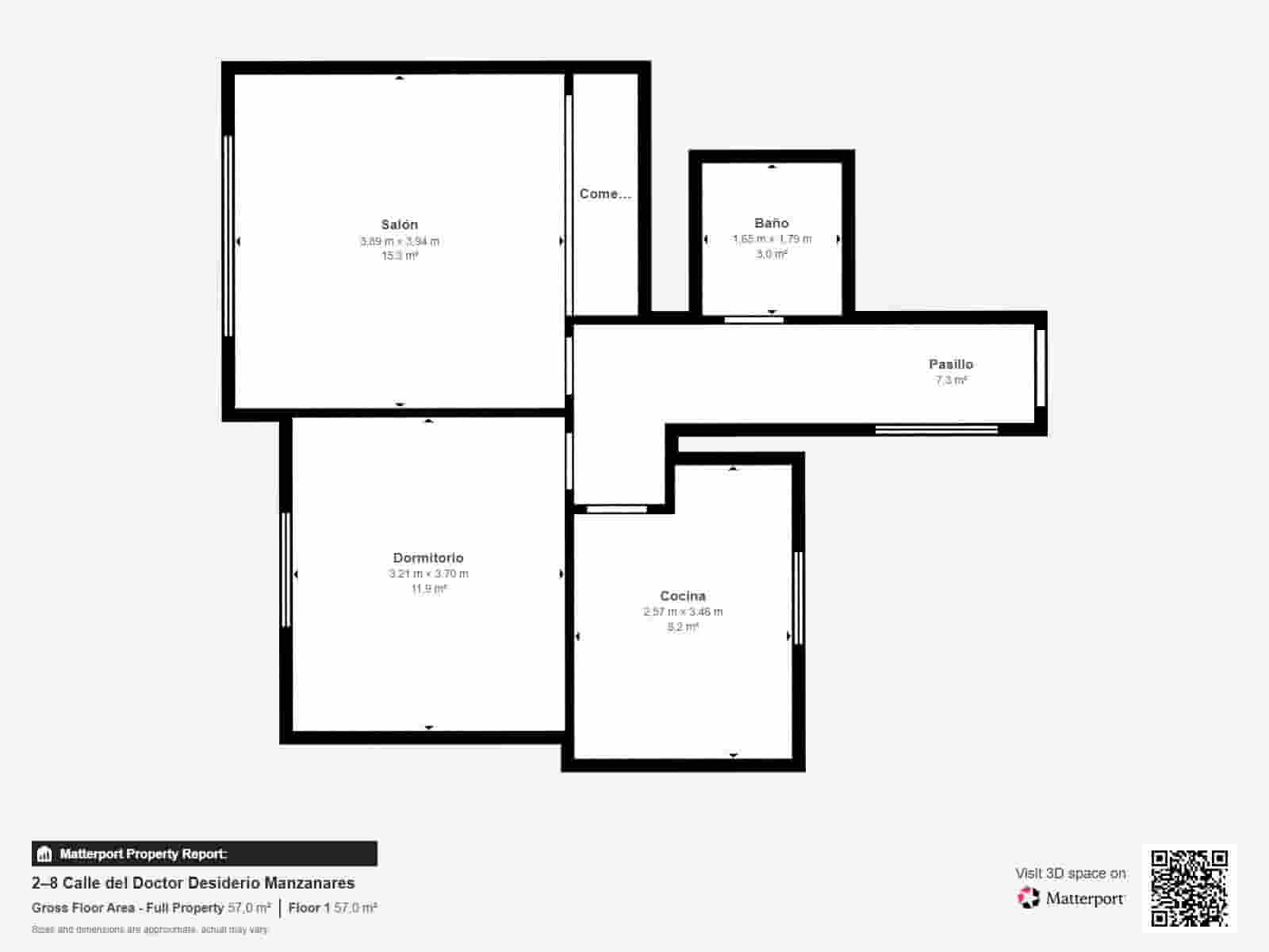 1 Zimmer Wohnung zu verkaufen in Ocana mit Garage - 120.000 € (Ref: 9884813)