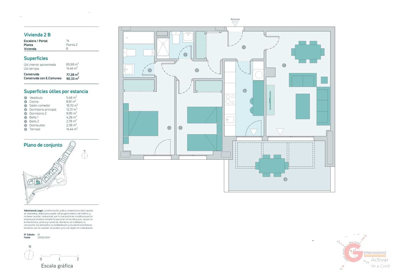 2 camera da letto Appartamento in vendita in Almunecar con piscina garage - 326.000 € (Rif: 8475603)