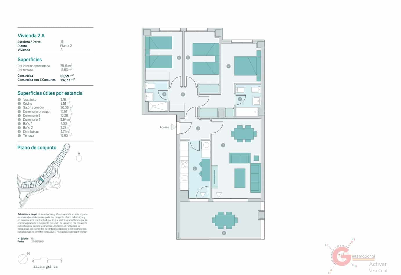 3 soverom Leilighet til salgs i Almunecar med svømmebasseng garasje - € 382 000 (Ref: 8475604)