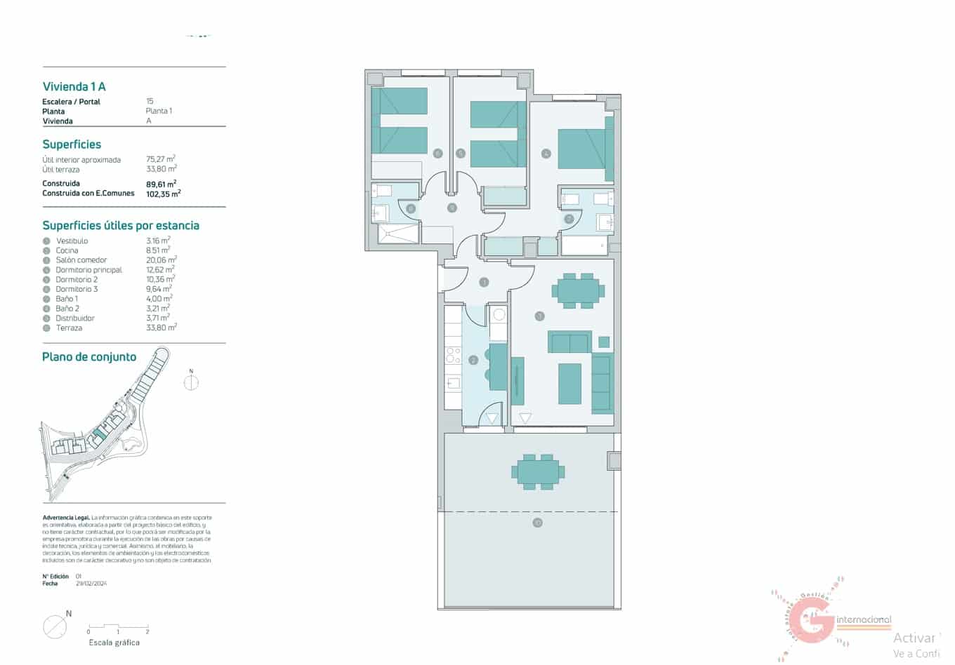 3 camera da letto Appartamento in vendita in Almunecar con piscina garage - 378.000 € (Rif: 8475606)