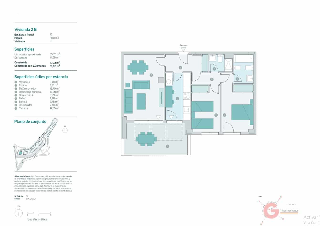 2 camera da letto Appartamento in vendita in Almunecar con piscina garage - 336.000 € (Rif: 8475607)