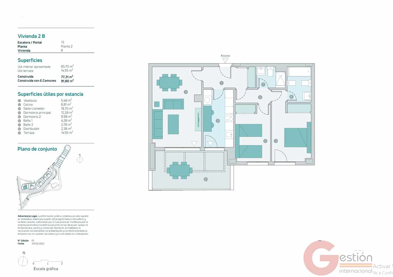 2 camera da letto Appartamento in vendita in Almunecar con piscina garage - 322.000 € (Rif: 9695451)