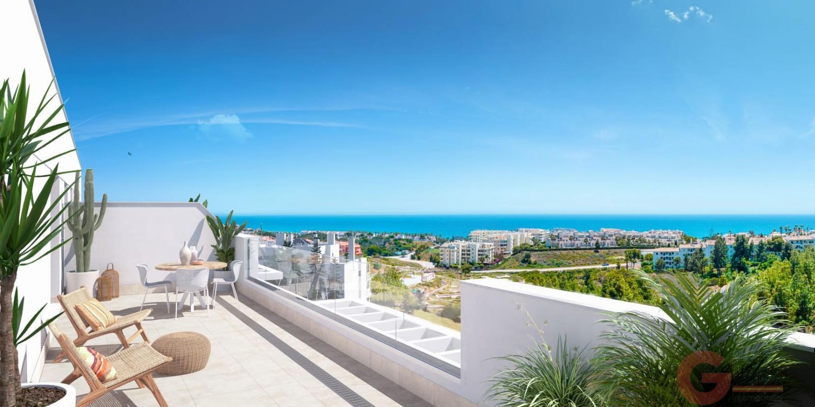 2 sovrum Lägenhet till salu i Mijas Costa med pool garage - 430 000 € (Ref: 9754264)