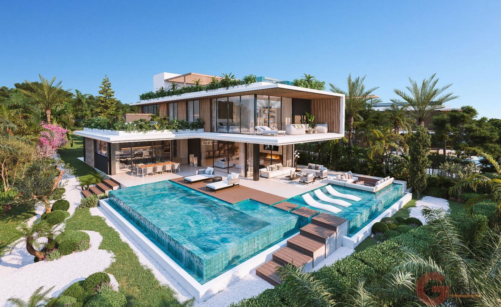 5 sypialnia Willa na sprzedaż w Marbella z basenem garażem - 7 700 000 € (Ref: 9800828)