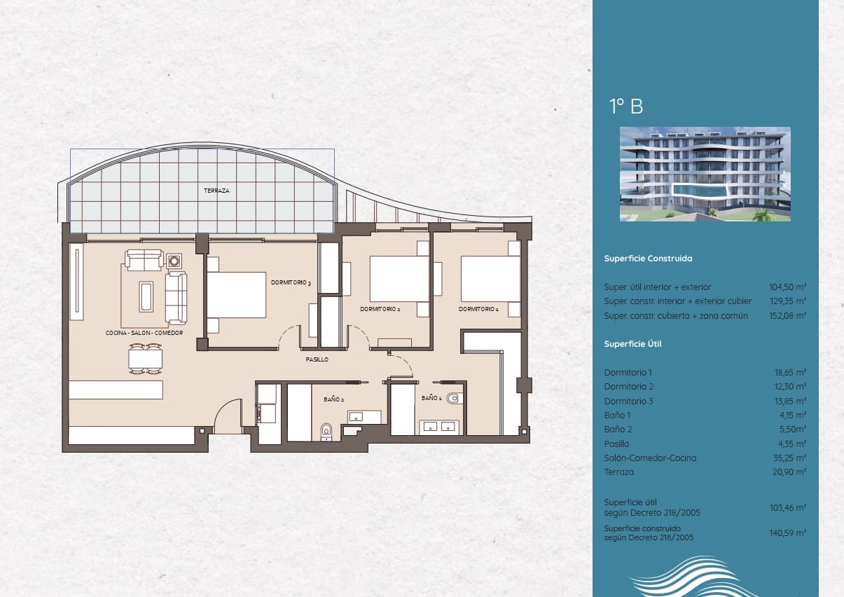 3 makuuhuone Huoneisto myytävänä paikassa Benalmadena mukana uima-altaan 
autotalli - 704 000 € (Ref: 8104317)