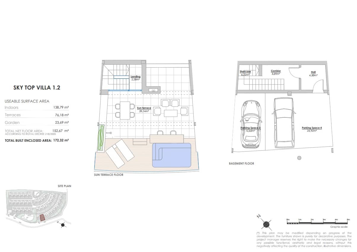Pareado de 3 habitaciones en Fuengirola en venta con piscina garaje - 1.100.000 € (Ref: 8250216)