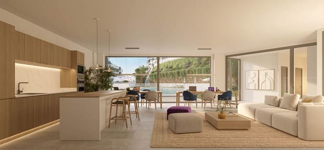 Apartamento de 3 habitaciones en Mijas Costa, Mijas en venta con piscina garaje - 550.000 € (Ref: 9646171)