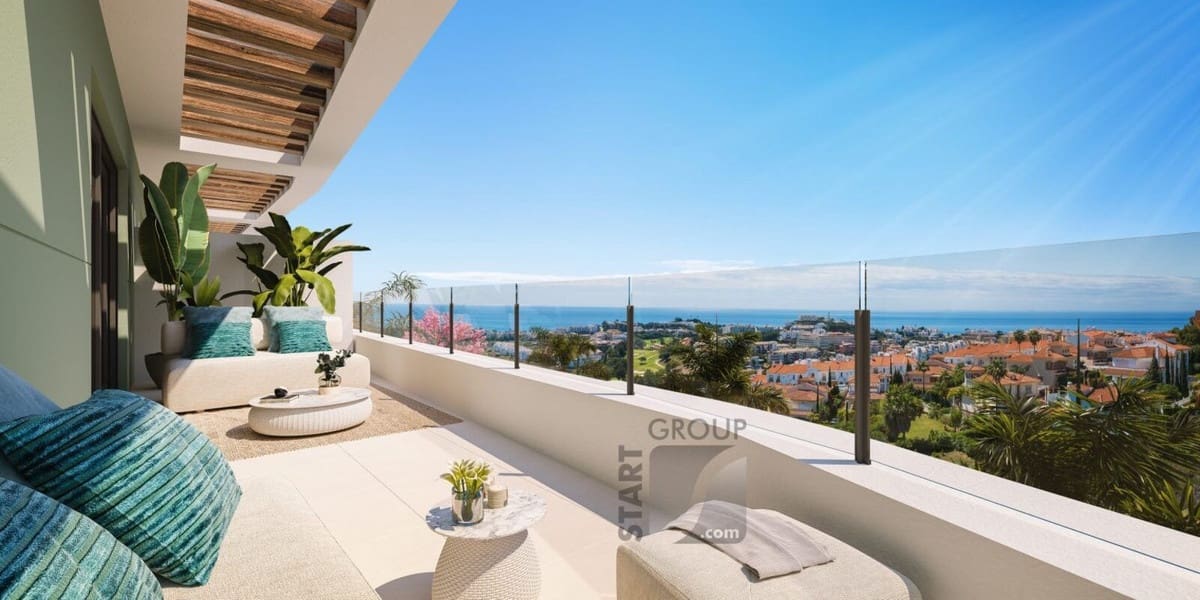 3 sypialnia Apartament na sprzedaż w La Cala de Mijas z basenem garażem - 465 000 € (Ref: 9821414)