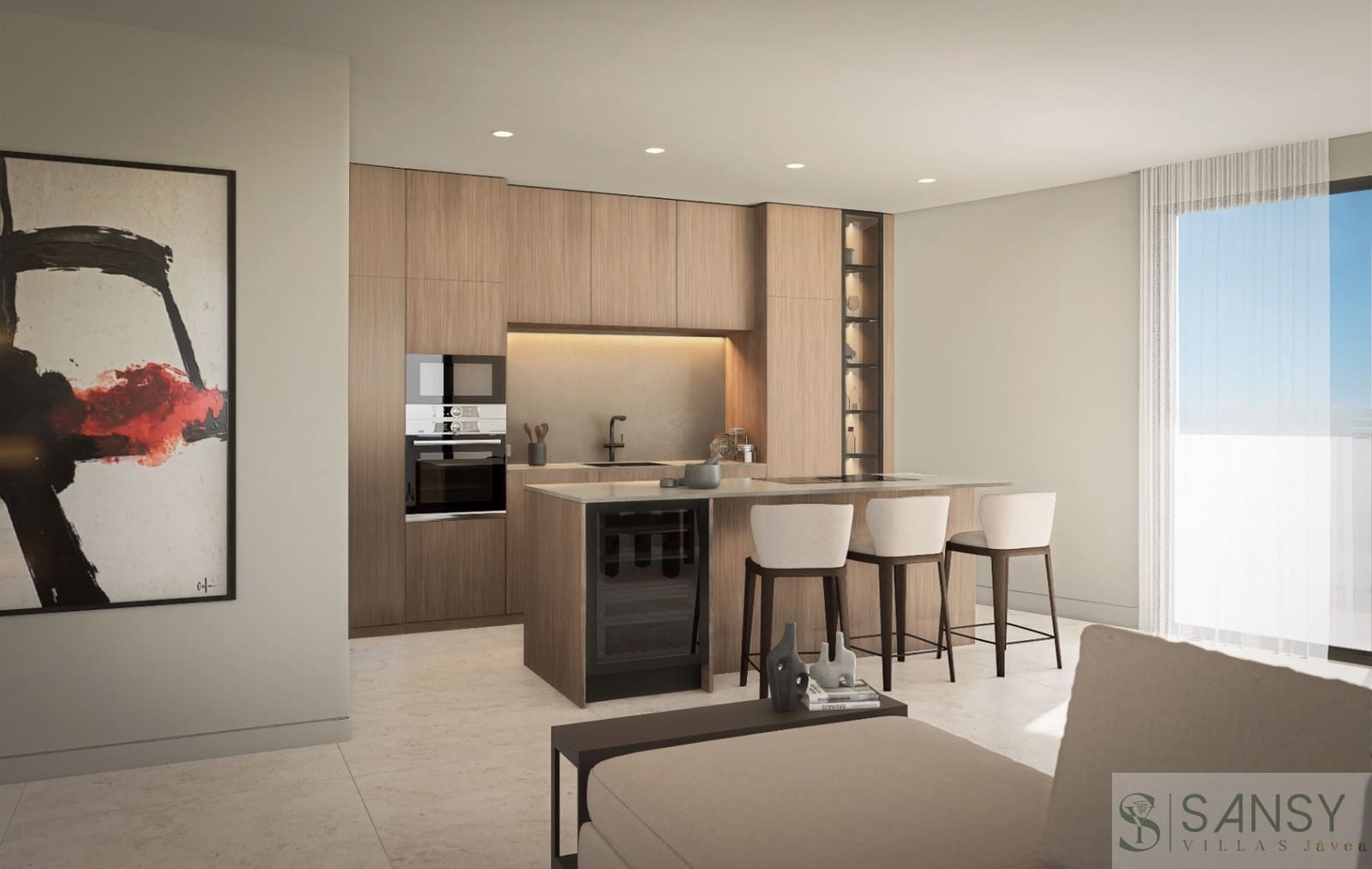 3 quarto Apartamento para venda em Calpe / Calp com piscina garagem - 655 840 € (Ref: 10048584)