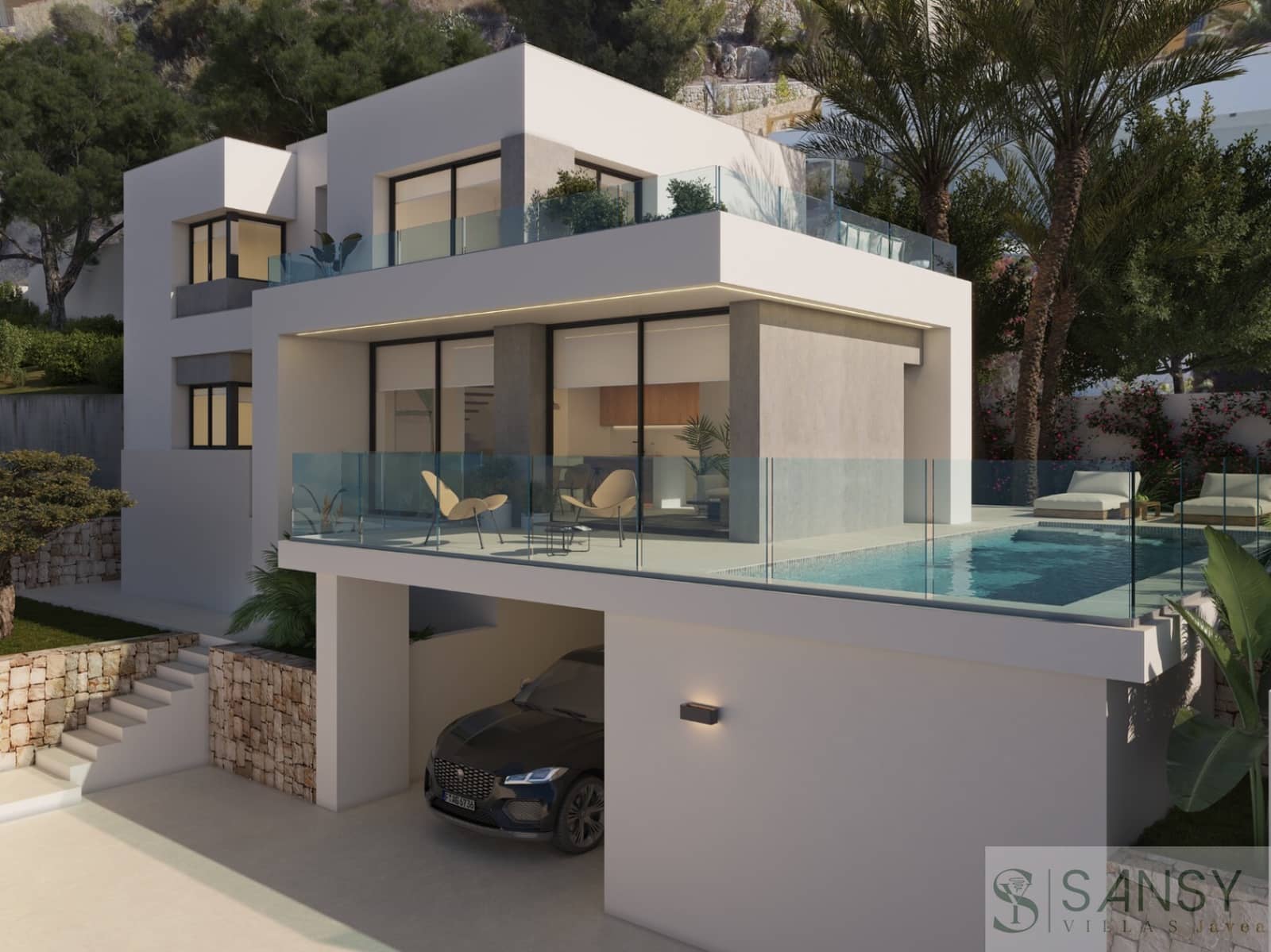 3 sypialnia Willa na sprzedaż w Cumbre del Sol z basenem garażem - 1 590 000 € (Ref: 10080227)