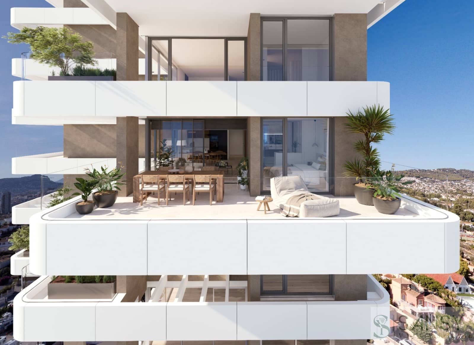 3 bedroom Apartment for sale in Calpe / Calp with pool garage - € 698,000 (Ref: 10080229)