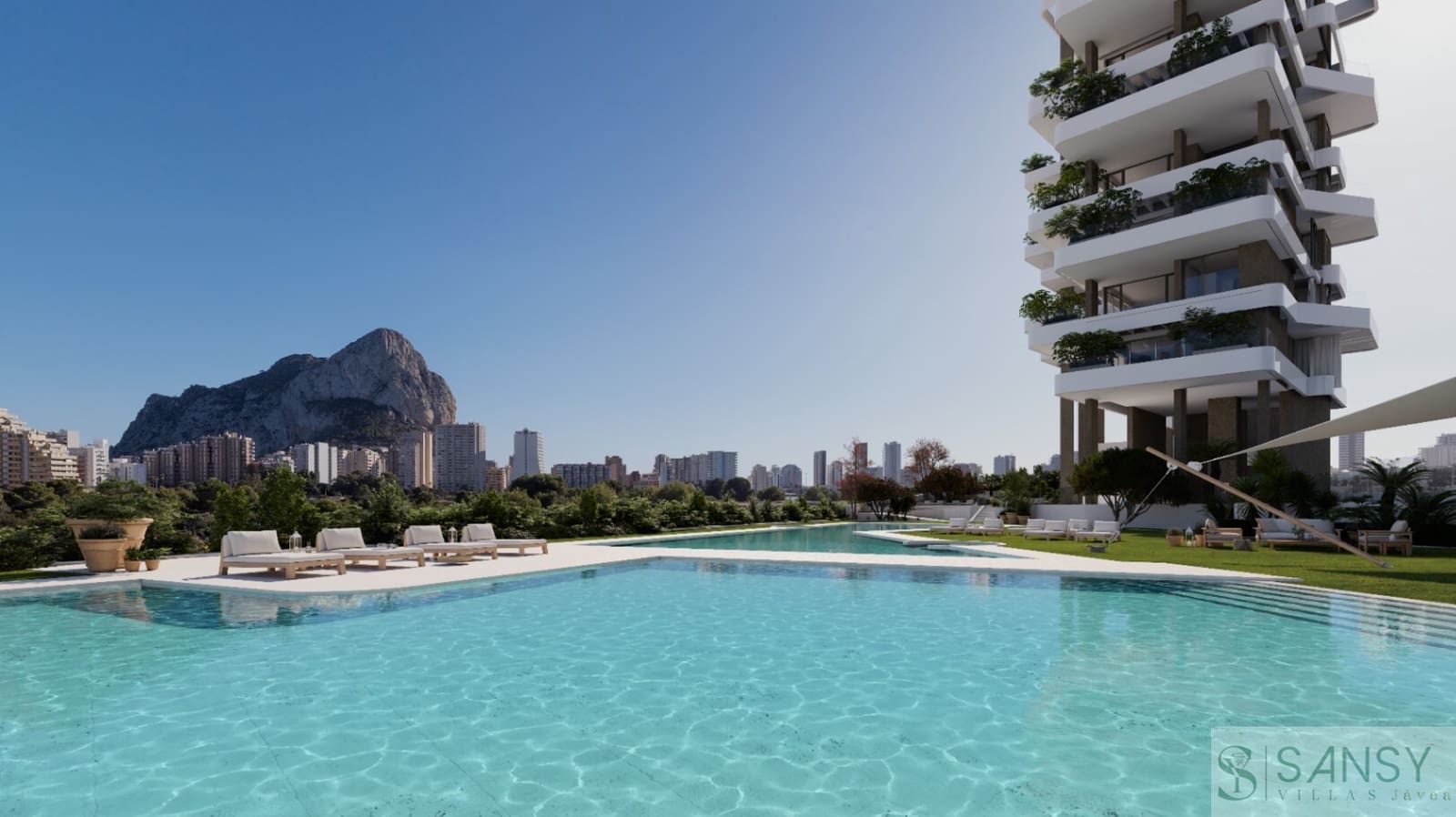 3 Zimmer Apartment zu verkaufen in Calpe / Calp mit Pool - 1.706.000 € (Ref: 10080235)