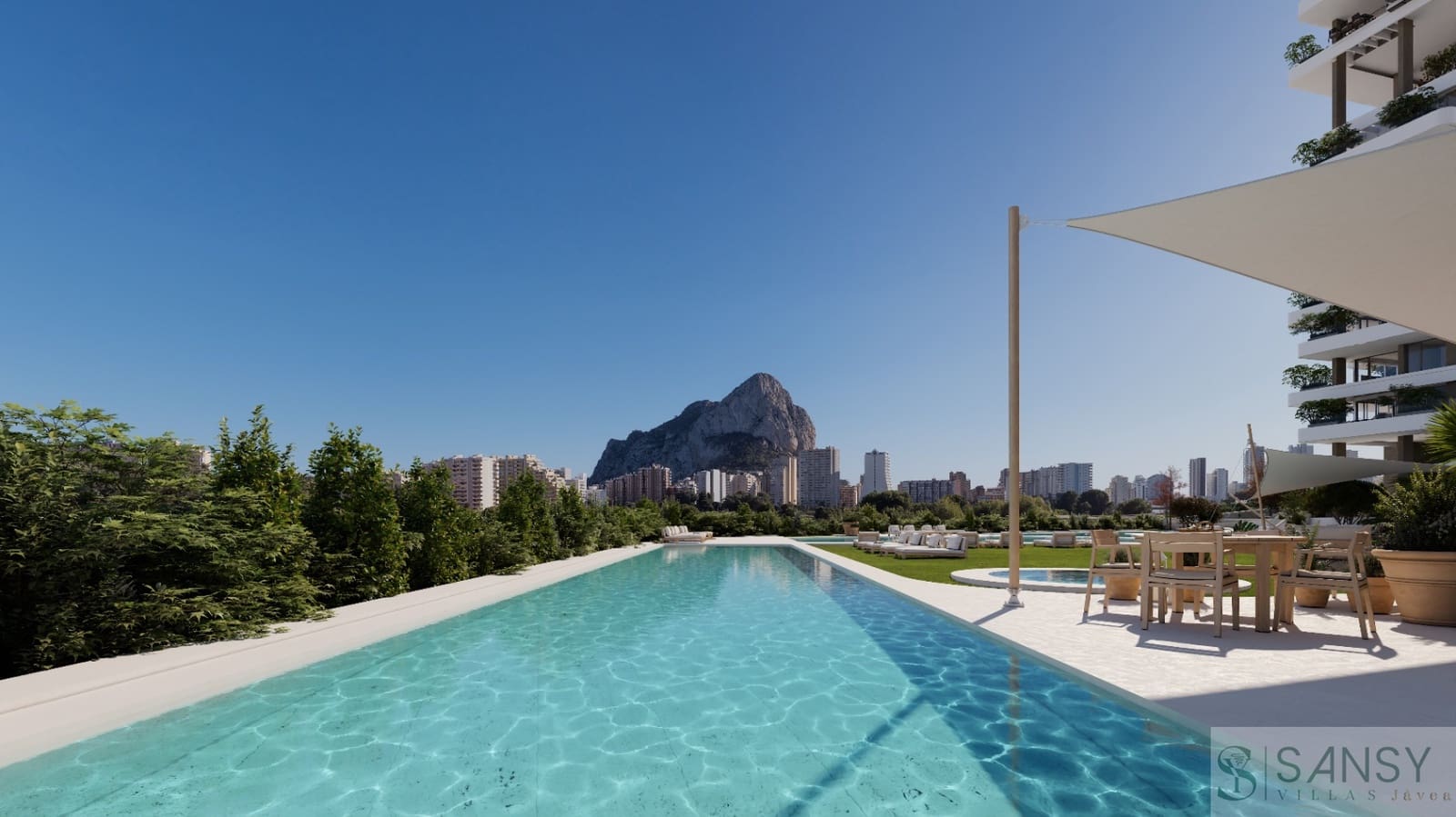 3 Zimmer Apartment zu verkaufen in Calpe / Calp mit Pool - 1.706.000 € (Ref: 10080235)