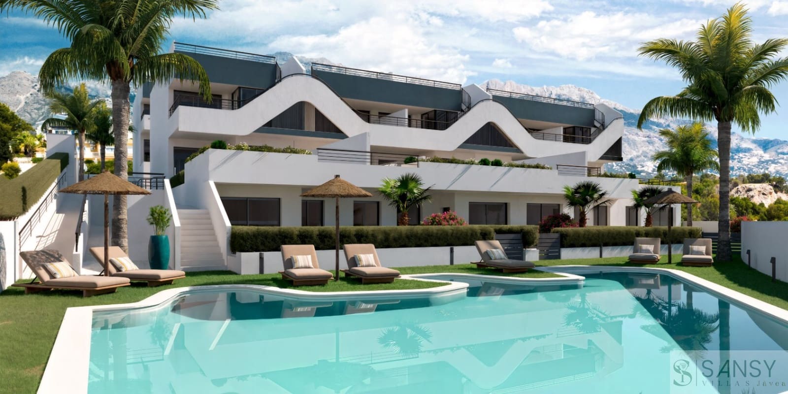 1 soveværelse Lejlighed til salg i Alfaz del Pi / L'Alfas del Pi med swimmingpool garage - € 289.000 (Ref: 10148192)