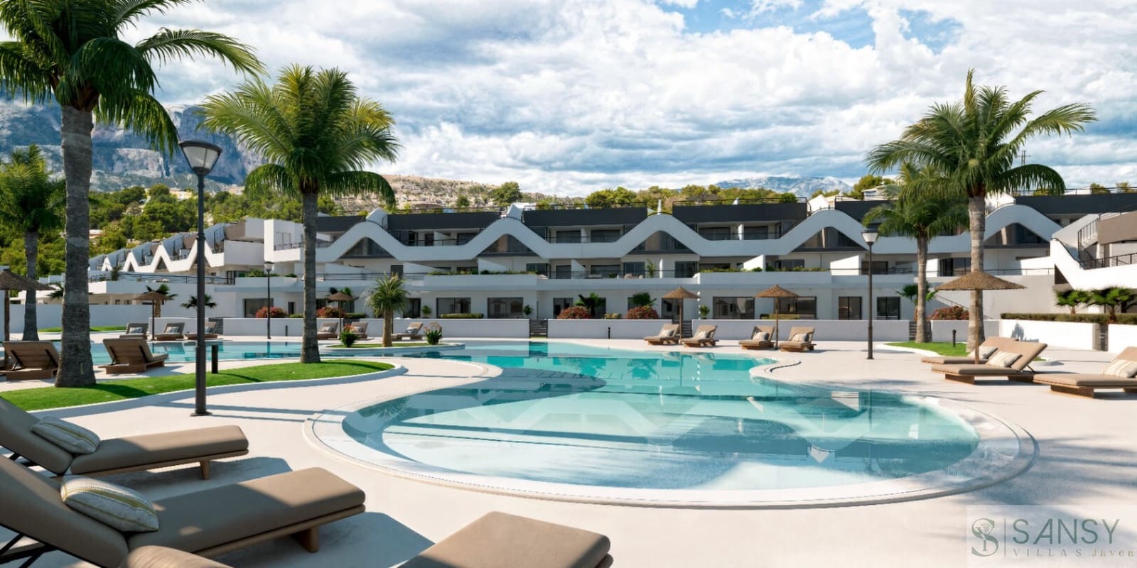 1 soveværelse Lejlighed til salg i Alfaz del Pi / L'Alfas del Pi med swimmingpool garage - € 289.000 (Ref: 10148192)