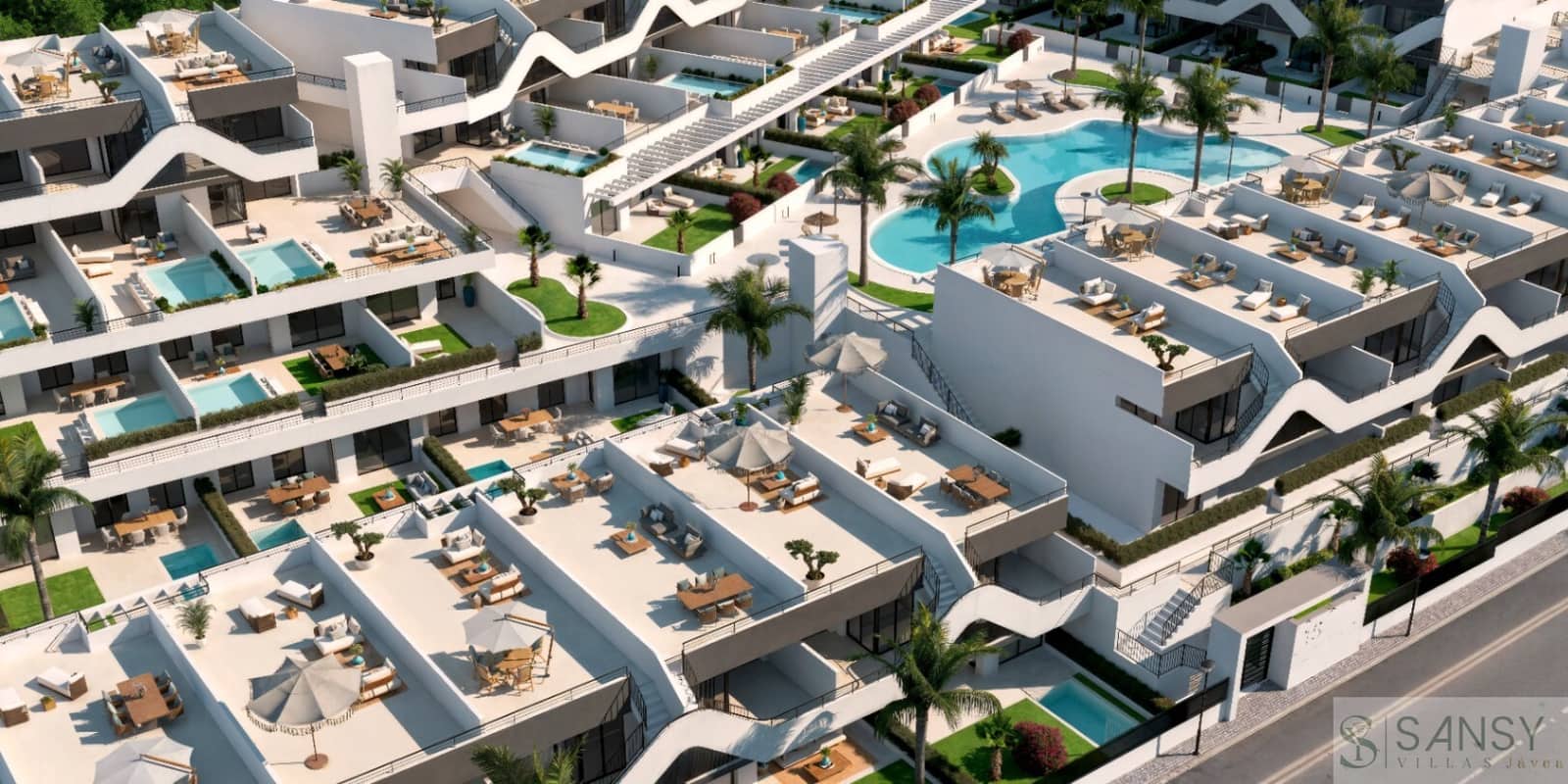 1 soveværelse Lejlighed til salg i Alfaz del Pi / L'Alfas del Pi med swimmingpool garage - € 289.000 (Ref: 10148192)