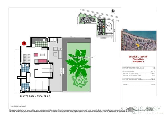 2 makuuhuone Huoneisto myytävänä paikassa Centro Urbano, Dénia - 315 000 € (Ref: 8227540)