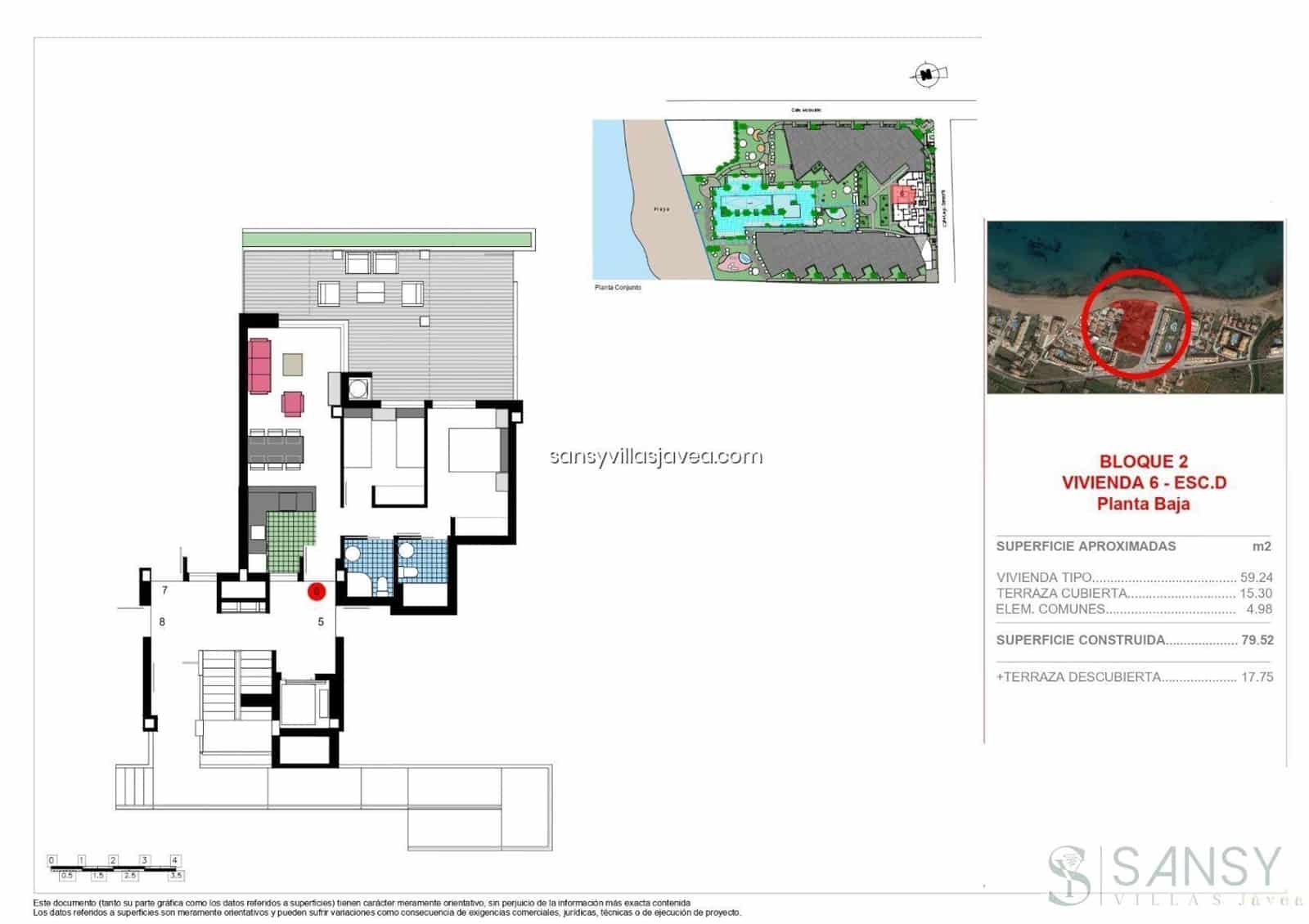 2 soverom Leilighet til salgs i Denia med svømmebasseng - € 299 000 (Ref: 8942638)