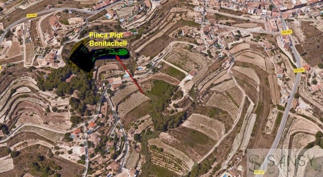 Area Edificabile in vendita in Benitachell / Benitatxell - 400.000 € (Rif: 9027763)