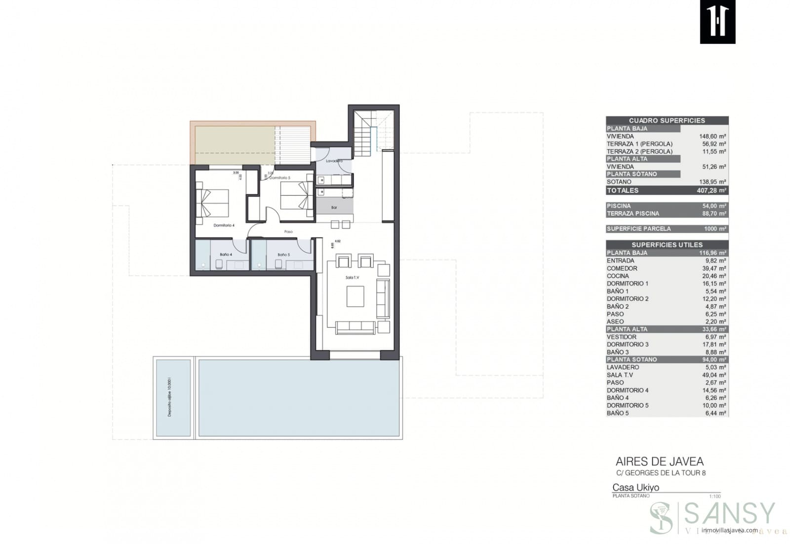 5 soveværelse Villa til salg i Javea / Xabia med swimmingpool garage - € 1.900.000 (Ref: 9027780)