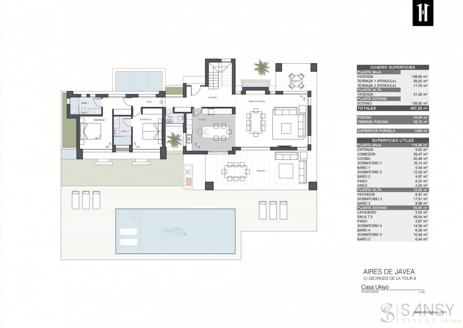 5 soveværelse Villa til salg i Javea / Xabia med swimmingpool garage - € 1.900.000 (Ref: 9027780)