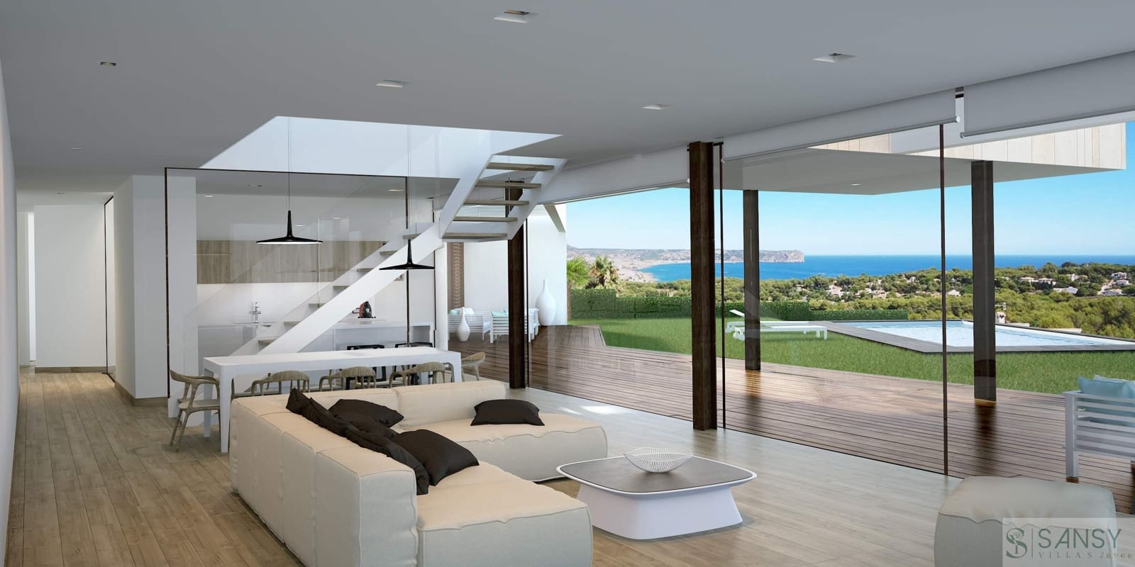 4 soverom Villa til salgs i Javea / Xabia med svømmebasseng garasje - € 1 525 000 (Ref: 9027789)