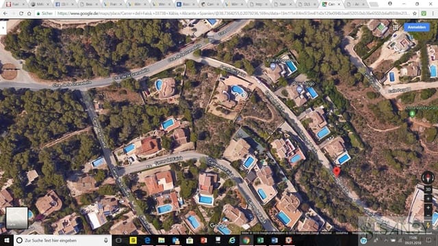 Tomt till salu i La Granadella  - Costa Nova, Javea / Xàbia - 550 000 € (Ref: 9027818)