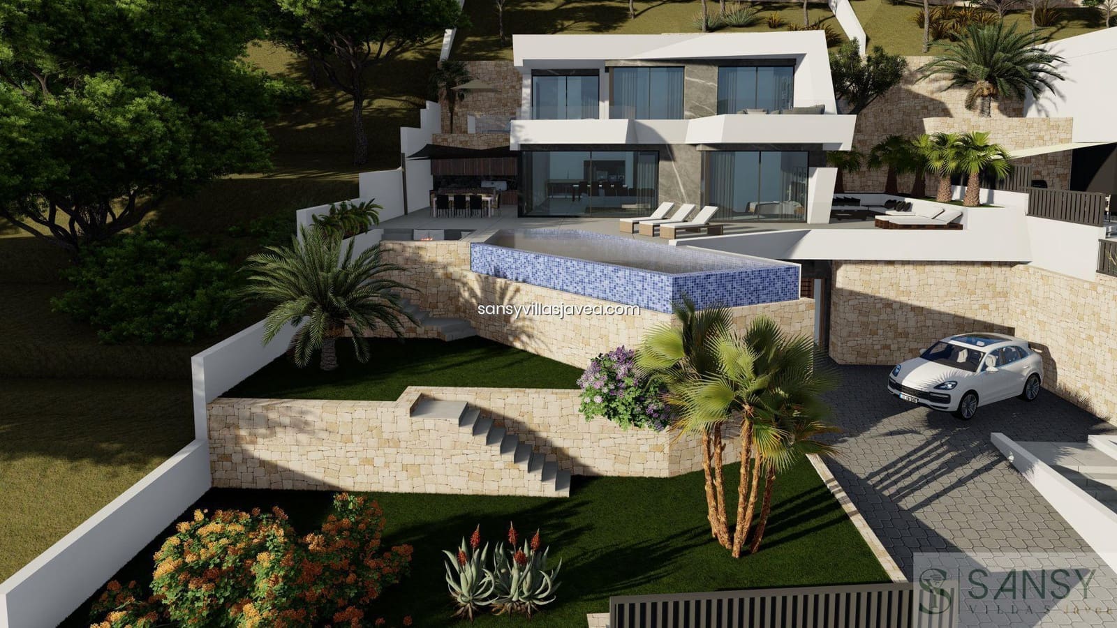 4 soveværelse Villa til salg i Calpe / Calp med garage - € 1.690.000 (Ref: 9027836)