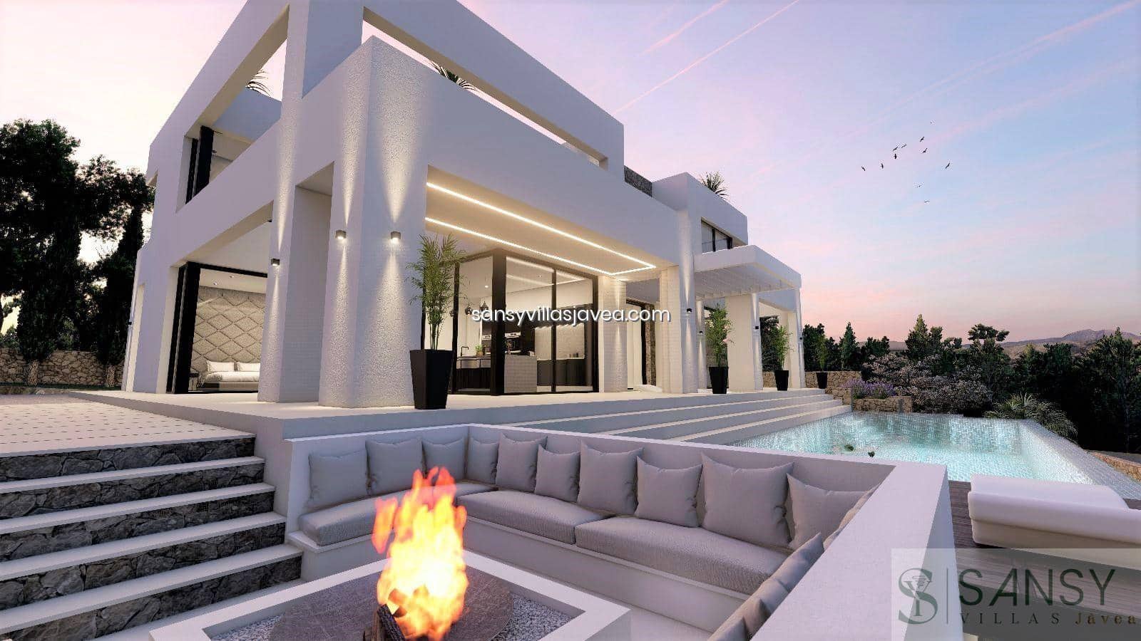 4 soveværelse Villa til salg i Benissa med garage - € 1.860.000 (Ref: 9034241)