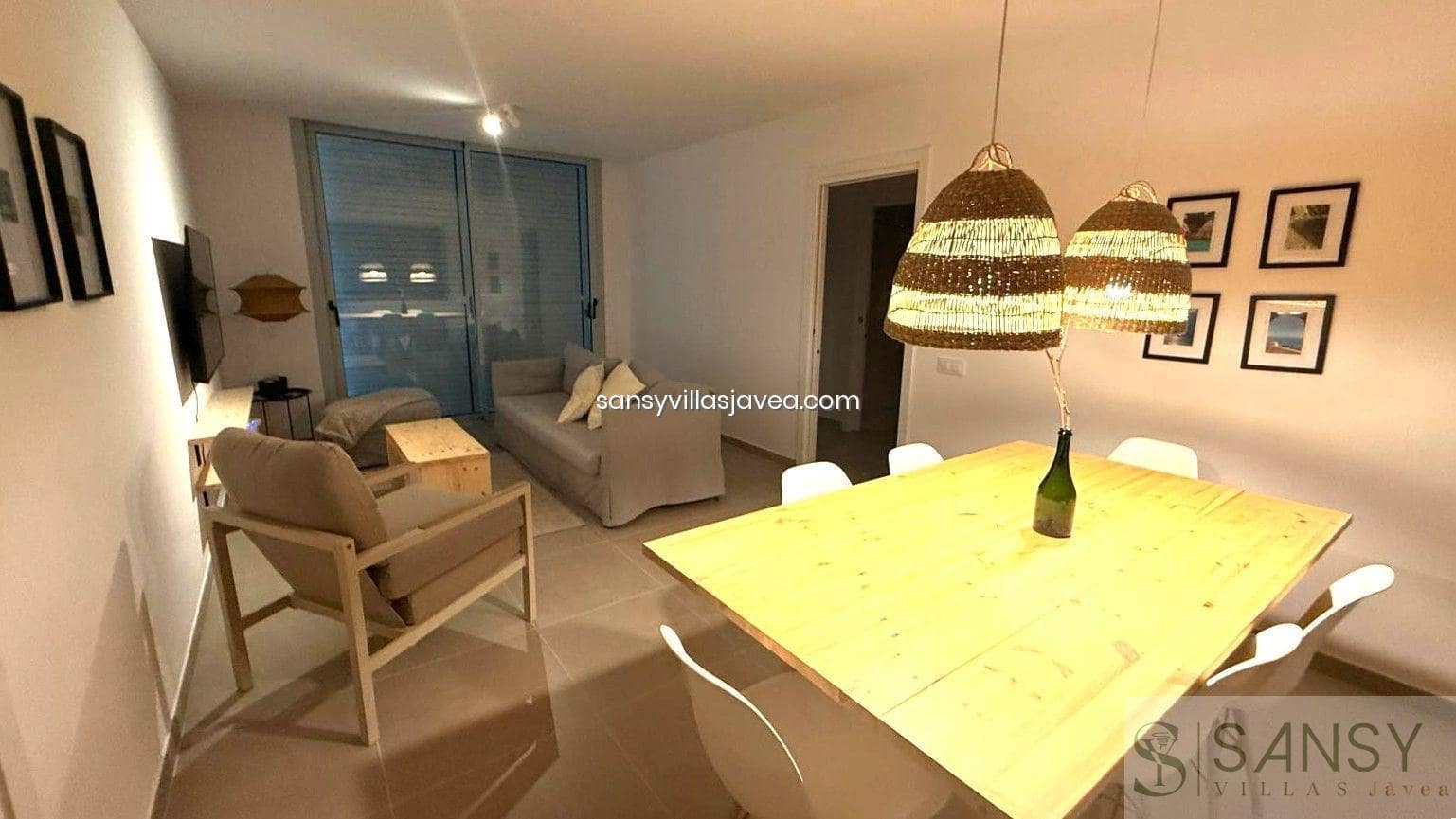 Apartamento de 3 habitaciones en Javea / Xàbia en alquiler con piscina garaje - 1.600 € (Ref: 9047188)
