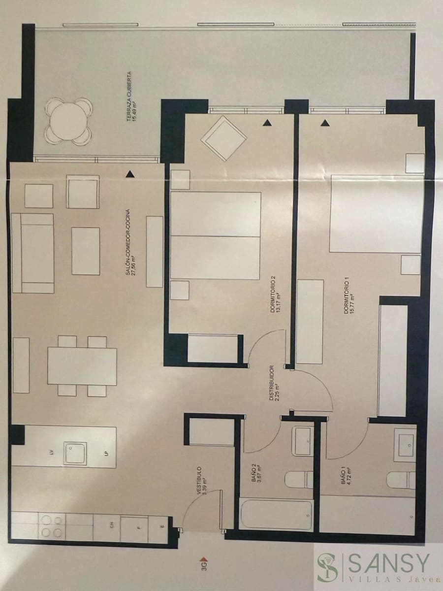 2 slaapkamer Appartement te koop in Javea / Xabia met zwembad garage - € 449.000 (Ref: 9269024)