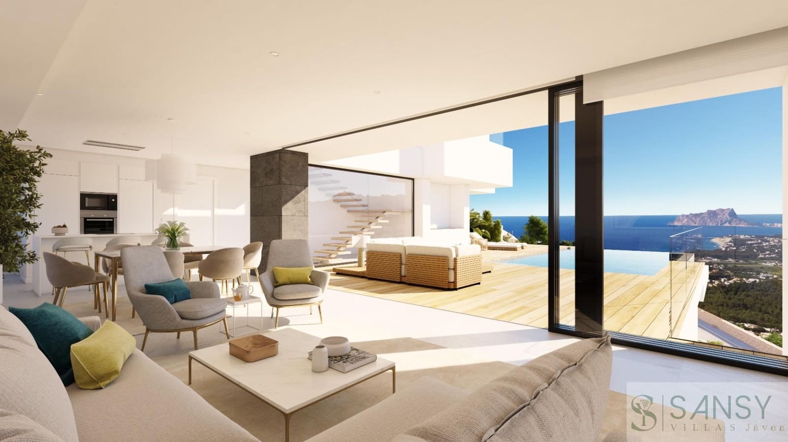 3 sypialnia Willa na sprzedaż w Benitachell / Benitatxell z basenem - 2 135 000 € (Ref: 9406035)