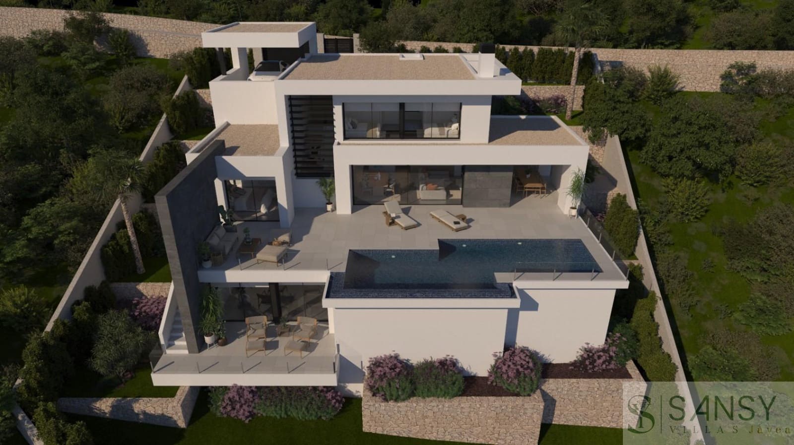 3 makuuhuone Huvila myytävänä paikassa Cumbre del Sol mukana uima-altaan - 1 865 000 € (Ref: 9406038)