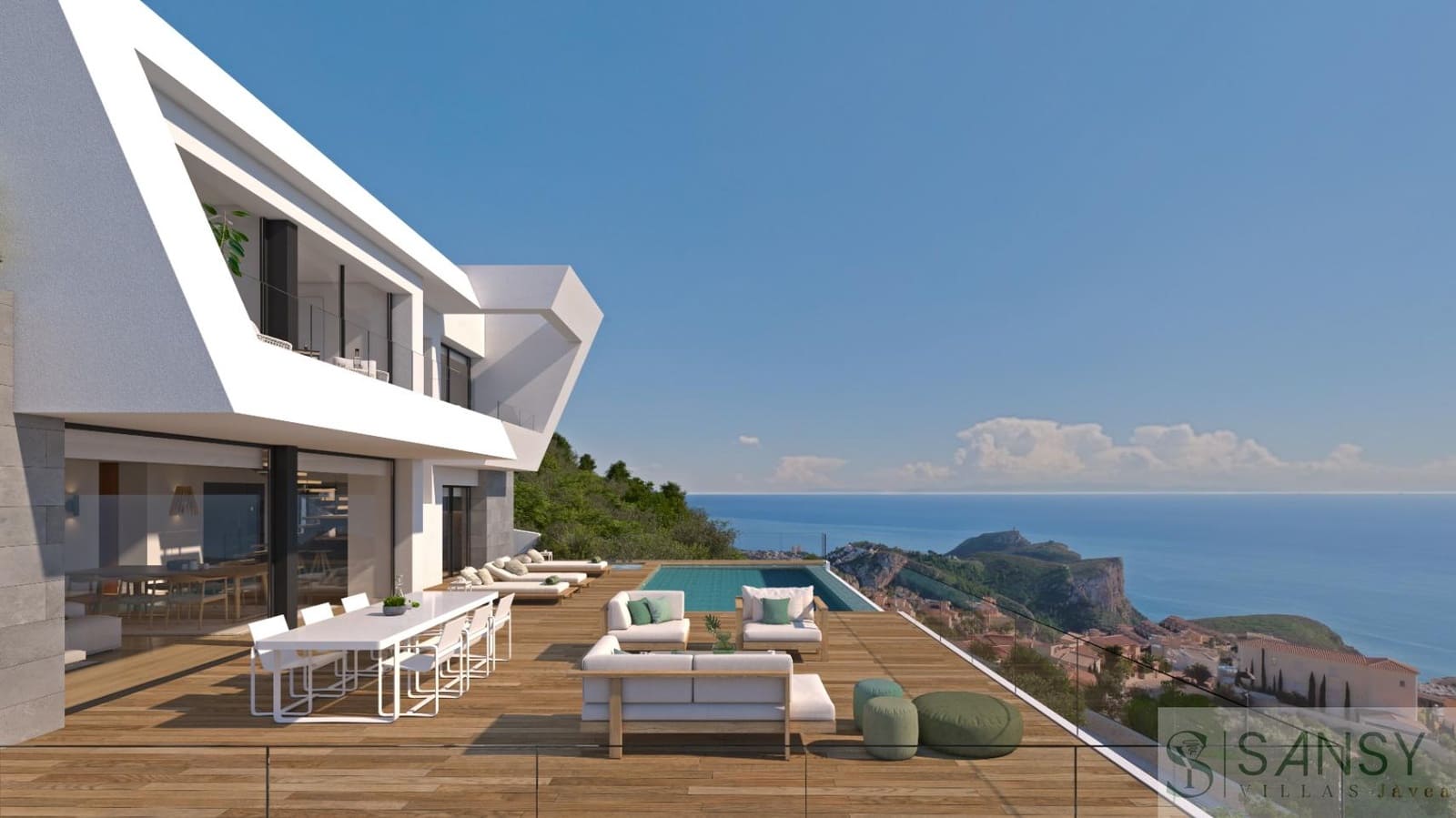 Chalet de 3 habitaciones en Cumbre del Sol en venta con piscina - 2.588.000 € (Ref: 9406045)