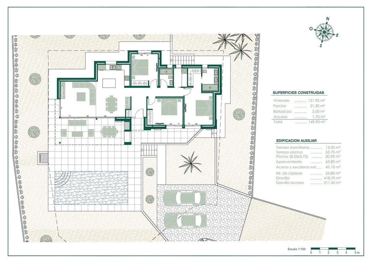 3 bedroom Villa for sale in Benissa with pool garage - € 890,000 (Ref: 6871883)