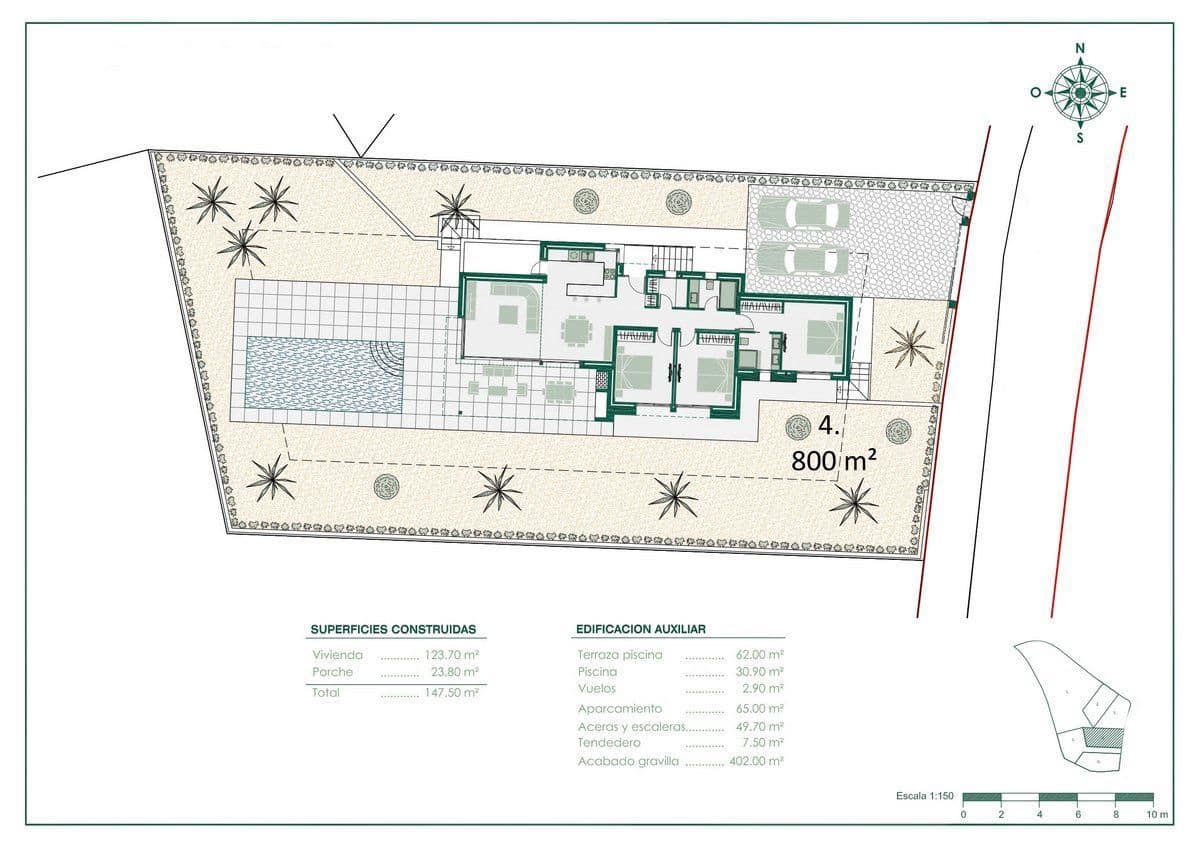 3 bedroom Villa for sale in Benissa with pool garage - € 890,000 (Ref: 6871883)