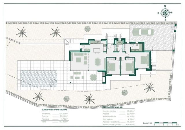 3 bedroom Villa for sale in Benissa with pool garage - € 890,000 (Ref: 6871883)