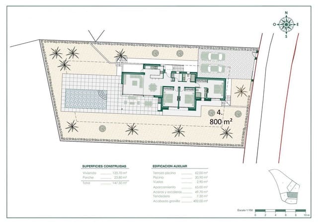 3 bedroom Villa for sale in Benissa with pool garage - € 890,000 (Ref: 6871883)