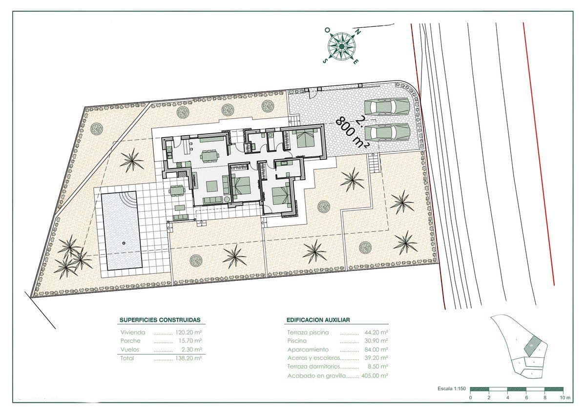 Chalet de 3 habitaciones en Benissa en venta con piscina garaje - 890.000 € (Ref: 6871884)