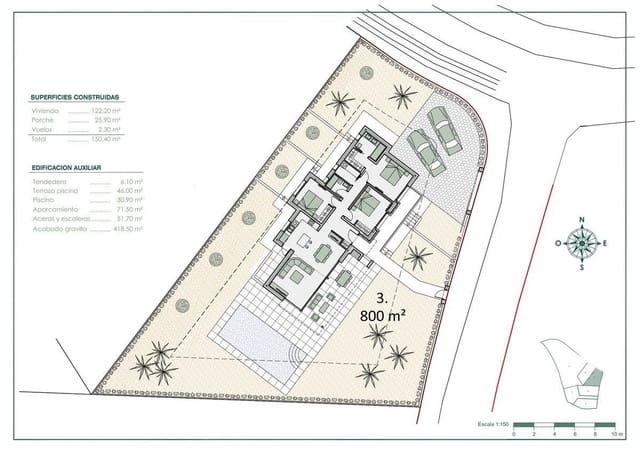 Chalet de 3 habitaciones en Benissa en venta con piscina garaje - 890.000 € (Ref: 6871884)