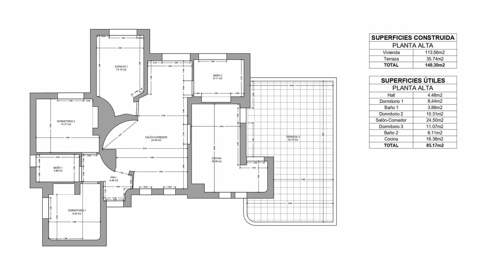6 makuuhuone Huvila myytävänä paikassa Calpe / Calp mukana uima-altaan 
autotalli - 450 000 € (Ref: 8942664)