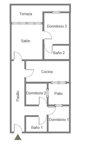 3 soveværelse Lejlighed til salg i Calpe / Calp med garage - € 295.000 (Ref: 9076097)